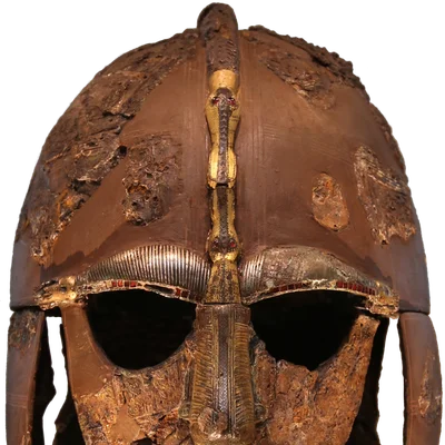 Sutton Hoo helmet from an Anglo-Saxon burial